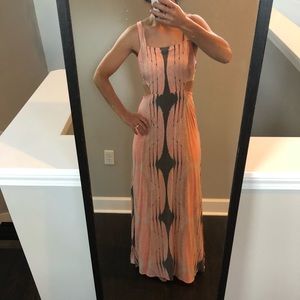 Akira full length cut out dress size small.